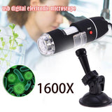 Microscope 1600X Zoom with USB and Phone Adaptor