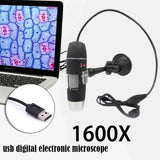 Microscope 1600X Zoom with USB and Phone Adaptor