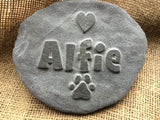 Hand Carved Pet Memory Stone