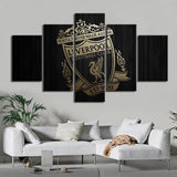 Liverpool 5 Piece Canvas