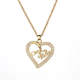 Corgi Mom Heart Necklace
