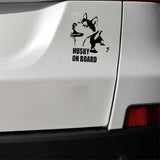 Husky On Board Car Decal