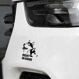 Husky On Board Car Decal