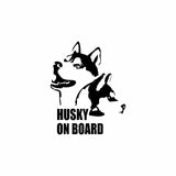 Husky On Board Car Decal