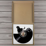 Labrador Vinyl Clock